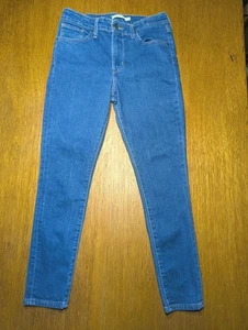Levi's 721 High Rise Skinny Jeans Women's Size 28 Blue Denim Fall - Picture 1 of 15