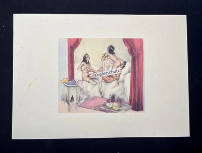 EroticArtprint des Original „LGTB Love“ aus Kunstmappe zu Gamiani 2 nuits d‘exes - Bild 1 von 2