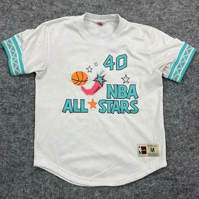 Shawn Kemp Jersey Mens Medium Basketball NBA All Stars Game Mitchell & Ness - Image 1 of 4