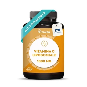 Vitamina C Liposomiale 1000 mg Alta Assorbibilità Integratore per Sistema - Foto 1 di 24