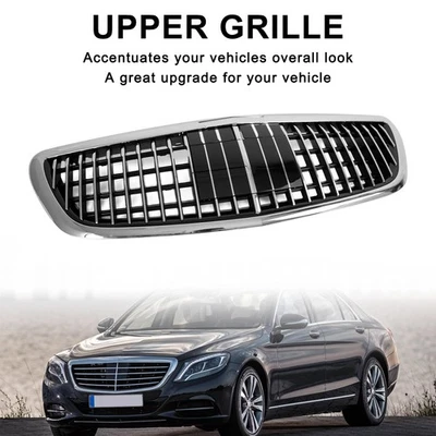 S680 Maybach Style Grille fit Mercedes Benz W222 S class 2014-2020 with ACC - Изображение 1 из 4