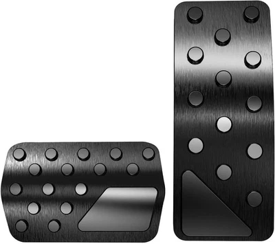 Cubierta de pedal de aleación de aluminio para Jeep Grand Cherokee 2011-2024 2025 Dodge Durango Foto 1 de 4