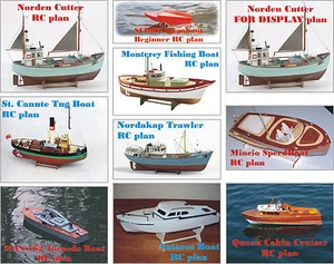 10 plans de découpe de bateau/expédition modèles - collection numérique sur email - pour RC ou affichage - Photo 1 sur 1