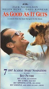 As Good As It Gets VHS Video Jack Nicholson Helen Hunt Greg Kinnear - Picture 1 of 2