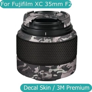 Para Fuji Fujifilm XC 35mm F2 Calcomanía Recubrimiento Vinilo Envoltura Película Cámara Lente Adhesivo XC35 - Imagen 1 de 45