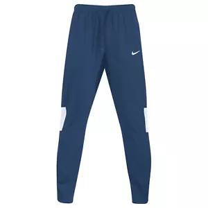 Nike Dry Warm Up Soccer Training Pants Size Large Navy Blue White CV0096-419 - Picture 1 of 5