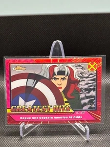 Greatest Hits 2025 Topps Finest X-Men 97 #2 SSP 2/5 Rogue / Captain America - Bild 1 von 3