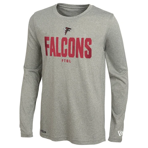 New Era NFL Football Men's Atlanta Falcons Grids Dri-Tek Long Sleeve Tee Cover