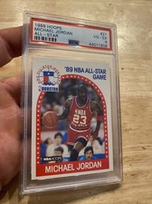 Michael Jordan PSA 4 Hoops All-Star Chicago Bulls INVEST Last Dance 1989 GIFT