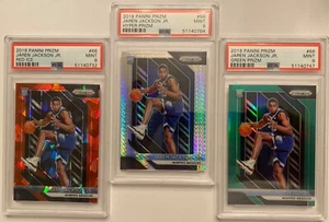 Jaren Jackson Jr JJJ PSA 9 6 Card Investors Rookie Lot RC Hyper Green Red Ice - Picture 1 of 2