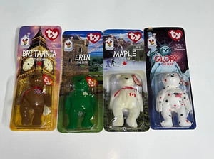TY Beanie Babys Mcdonalds International Bears 4er Set - VERSIEGELT - - Bild 1 von 6