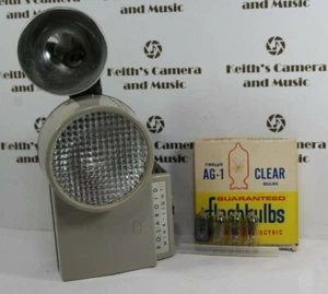 Polaroid Camera Wink Light Model 250 + top flash bowl + bulbs clean but untested - Picture 1 of 10