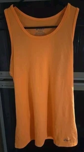 NUOVA CANOTTA ASICS TANGERINE DONNA RACE BACK MEDIUM & XL DRYFIT 100% POLIESTERE - Foto 1 di 11