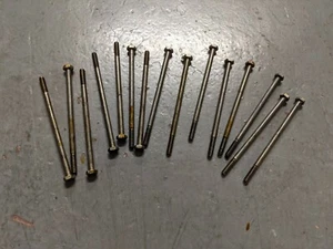 1/4-20 X 4-1/2" HEX CAP SCREW GRADE 2 PLAIN LOT OF 15 - Picture 1 of 1