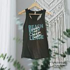 Ideal By Next Level Beach Body Challenge 2020 Gray Tank Top Women Size Small