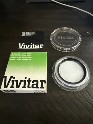 VIVITAR Japan CROSS SCREEN VI 55mm lens filter - Image 1 of 3