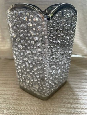 Bath & Body Works Silver Tossed Gen Diamod Foaming Hand Soap Holder Sleeve - Image 1 of 3