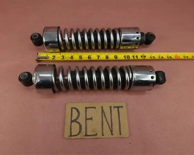 2001-2005 Harley Dyna Super Glide FXDC Rear Shock Absorbers Pair (BENT) - Image 1 of 4