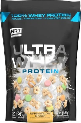MRI Performance Ultra Whey Protein Lean Muscle Recovery Whey Isolate 2 Flavors - Image 1 of 4