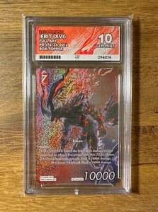 Final Fantasy TCG Opus 24 Ifrit (XVI) PR-176/24-001L *FULL ART* Ace Graded 10 L2 - Picture 1 of 2