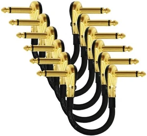 6 Units -Gotham GAC-1- 6Inch - Premium,Ultra-Flexible Dual Shielded Patch Cables - Picture 1 of 6