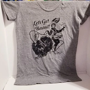 Let's Get BASTED! LA APPAREL Rodeo Lasso a TURKEY Old Western Size Small NEW! - Picture 1 of 4