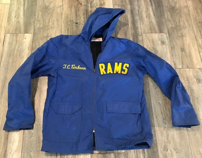 Chaqueta De Colección Años 70’s Goodman & Son’s Team Emitida Los Angeles Rams NFL Hombres’s L EE. UU. Foto 1 de 4