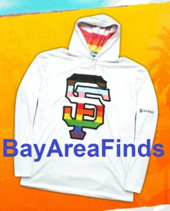 Camisa con capucha Orgullo LGBTQ de los Gigantes de San Francisco 2024 talla mediana 6/15 SGA M SF - Imagen 1 de 1