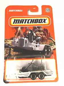 2022 Matchbox Cycle Trailer With Chopper White NEW!!! - Picture 1 of 4