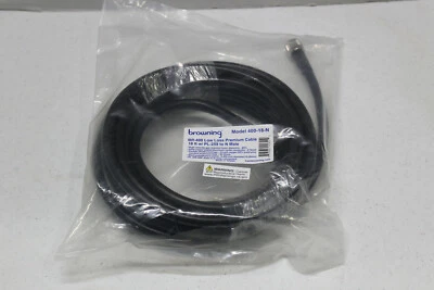 Browning 400-18-N 18' Low Loss Coax Cable with N & PL-259 Connectors LMR-400 - Image 1 of 4