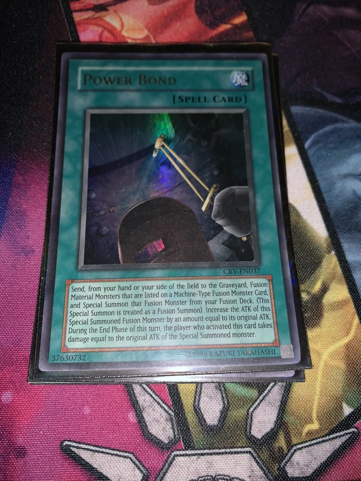 Yugioh Singles - Power Bond - Ultra Rare - CRV-EN037 - Unlimited - MP - Image 1 of 1