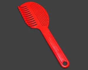Tupperware Pasta Strain N Serve Serving Utensil 11.5" Kitchen Tool Red - Picture 1 of 1