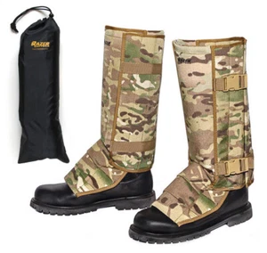 Snake Gaiters + Bag for Hiking, Hunting, Landscaping - Lower Leg Gaiters - Camo - Picture 1 of 8
