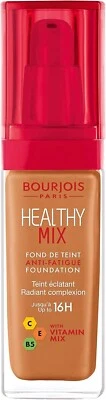 Bourjois Healthy Mix Anti-Fatigue Medium Foundation 6 Dark Amber 30ml - Image 1 of 3