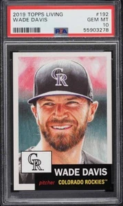 2019 Topps Living Wade Davis #192 PSA 10 - Picture 1 of 2