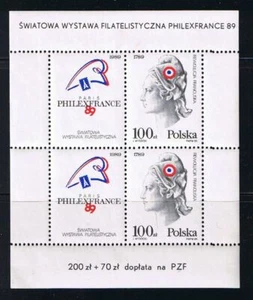 Poland - French Revolution Block 108 MNH Souvenir Sheet - Picture 1 of 1