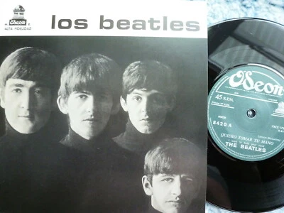 BEATLES 45 RPM 7" - Quiero Tomar Tu Mano (I Want To Hold Your Hand) W/PIC SLEEVE - Image 1 of 2