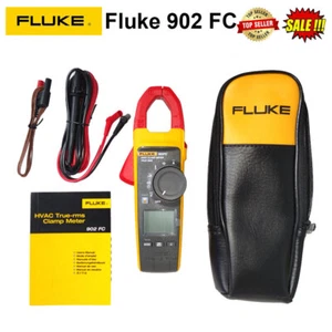 Fluke 902 FC HVAC True-RMS Clamp Meter AC Amp AC/DC Volt Contact Temperature - Picture 1 of 8