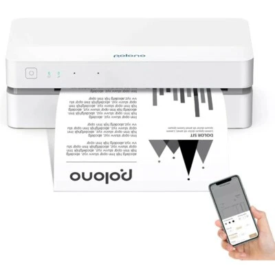 POLONO WiFi Thermal Printer FT800 - US Letter Size, Auto Cut, Wireless, Inkless - Image 1 of 4