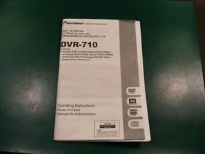 Pioneer DVR-710 Operating Instruction Manual - Picture 1 of 3