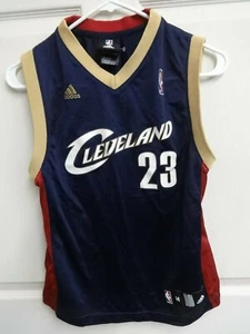Camiseta deportiva de baloncesto Adidas NBA Cleveland Cavaliers LeBron James # 23 juvenil M 10/12 - Imagen 1 de 6