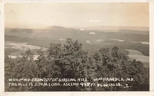 Tarjeta postal casi Hancock Maryland Sideling Hill EE. UU. 40 RPPC LP39 - Imagen 1 de 2