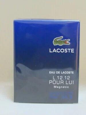 Lacoste Eau De Lacoste L.12.12 Magnetic Cologne for Men 5.9 oz/175 ml New In Box - Image 1 of 4