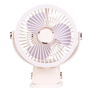 5 Speeds Mini Portable Clip on Fan Battery Operated Adjustable Outdoor Camping - Picture 1 of 30
