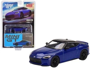 Mini GT Nissan Z Performance Seiran blau Metall Diecast Auto Modell Spielzeug 1/64 #453 - Bild 1 von 5