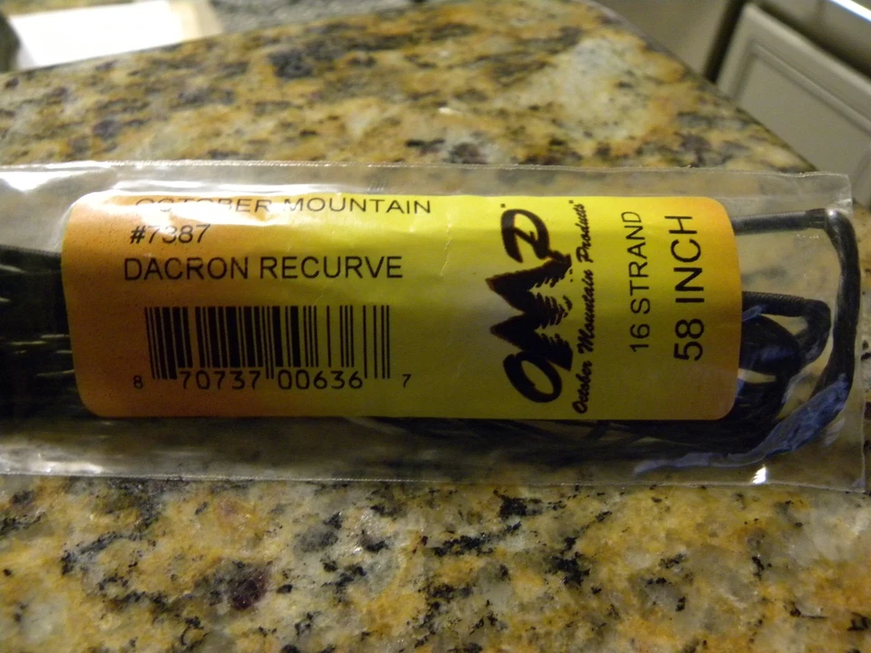 October Mountain Recurve String B50 58 In. Amo 16 Strand