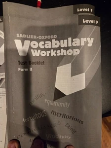 Sadlier-Oxford Vocabulary Workshop Test Booklet - Level F - Form B - Picture 1 of 1