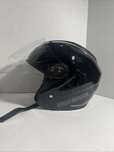 Harley-Davidson HD-H04 Gloss Black Helmet With Clear Visor XXL 63-64 cm - Picture 1 of 8