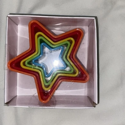 Juego de 5 cortadores de galletas Star NUEVO Foto 1 de 2