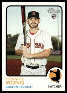 2022 Topps Heritage Connor Wong Rookie Boston Red Sox #249 - Picture 1 of 2